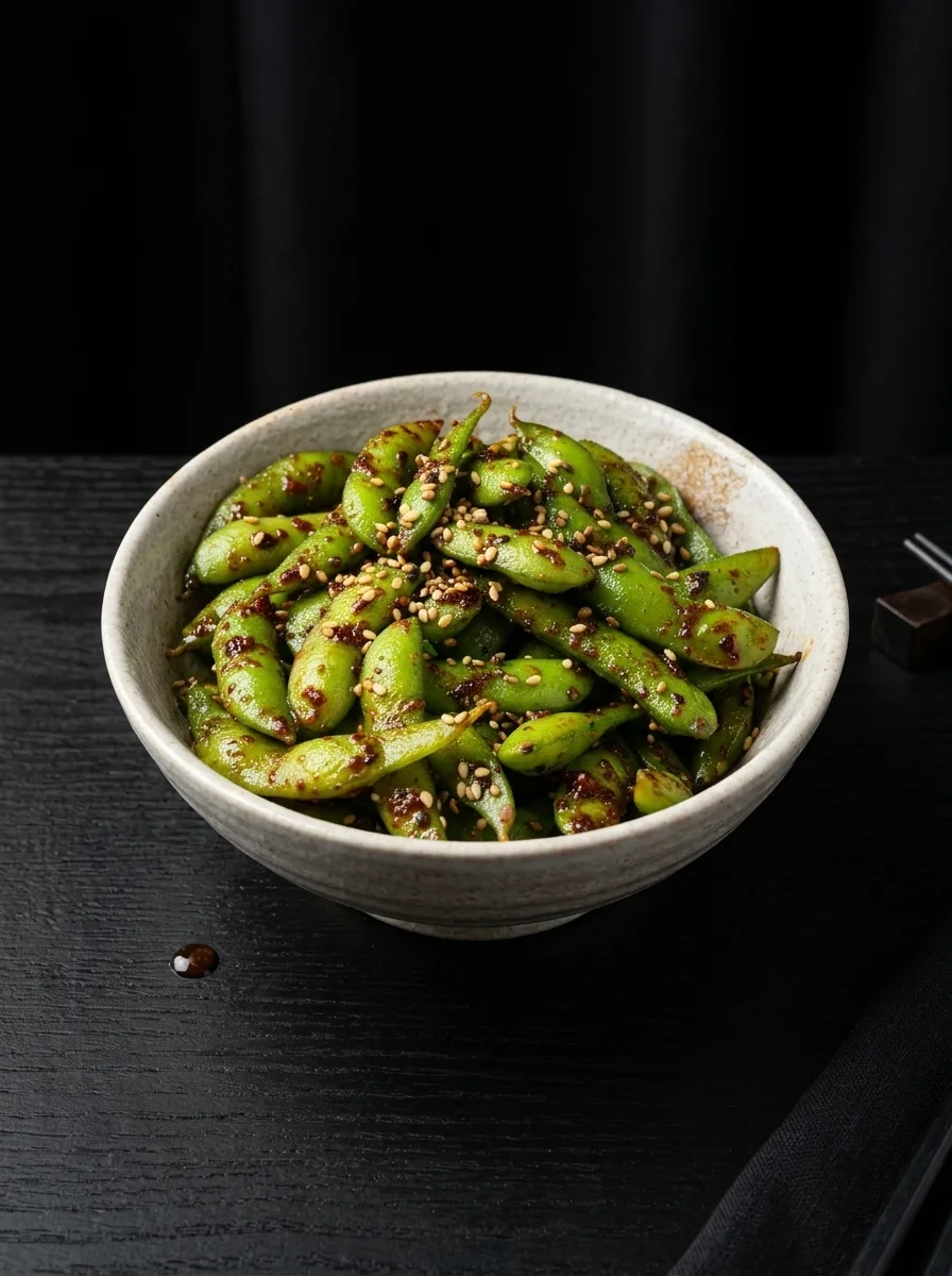 Edamame al Wok